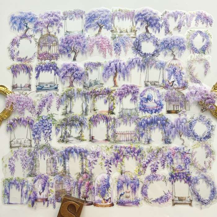 Wisteria Essence Sticker 60PCS