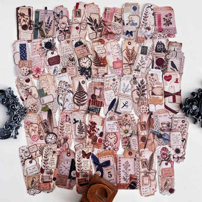 Old Film Layer Sticker 48PCS
