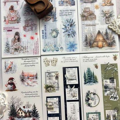 Winter Snowlight Sticker Book 18Sheets