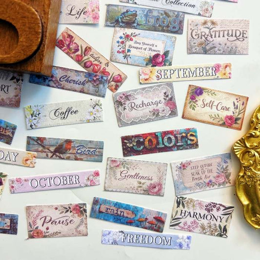Garden Element Sticker 75PCS