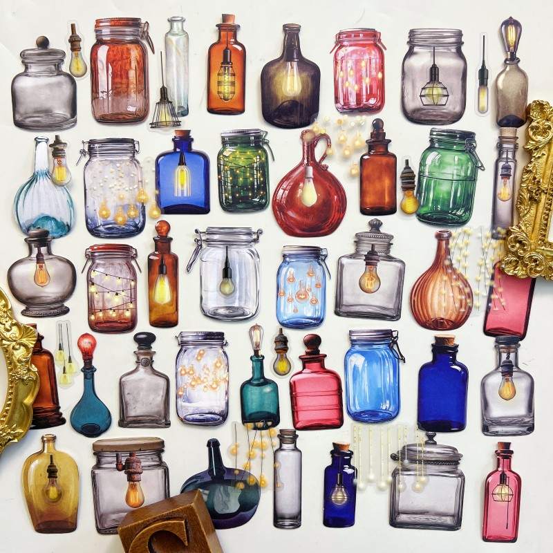 Bottled Stars Sticker 60PCS