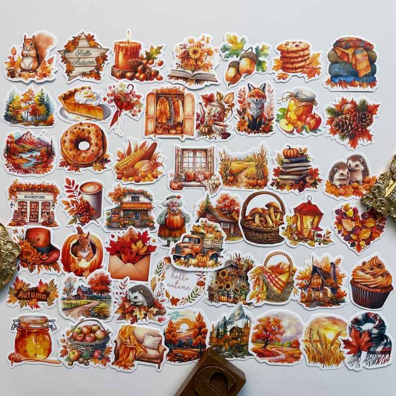 Fallen Gold Sticker 50PCS