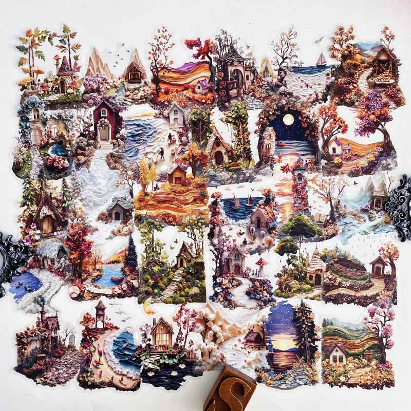 Natural Scenery Sticker 30PCS