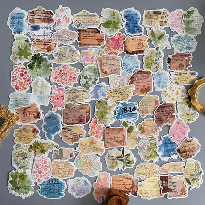 Stained Notes Sticker 75PCS