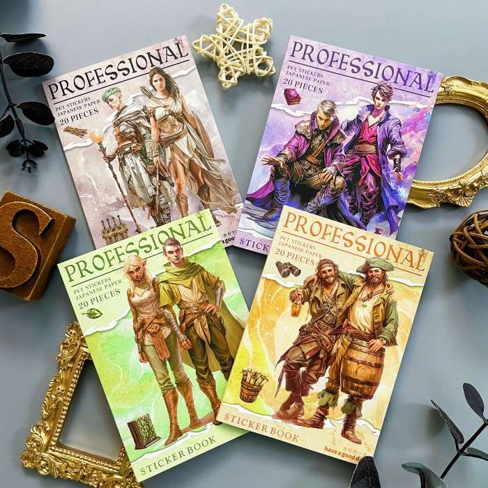 Fantasy Professional Notes Sticker Book 20Sheets
