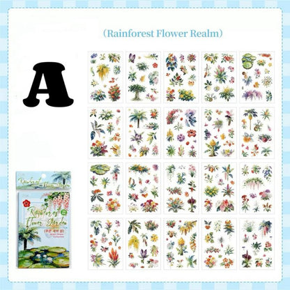 Woodsy Petal Sticker Book 20Sheets