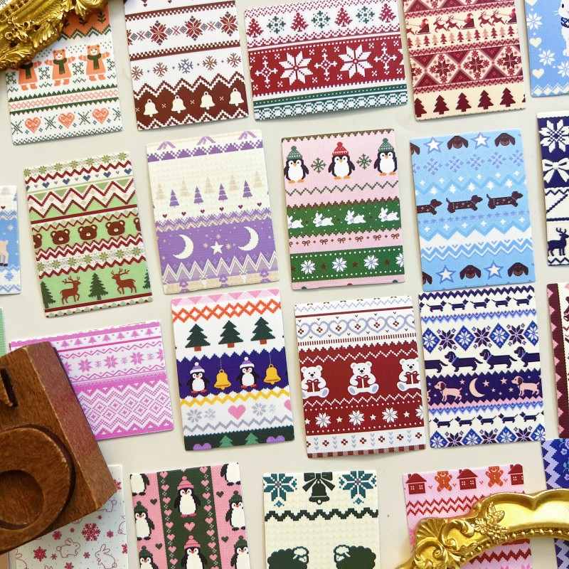 Fair Isle Design Sticker 51PCS