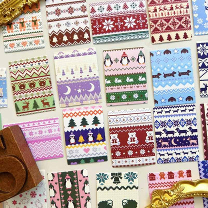 Fair Isle Design Sticker 51PCS