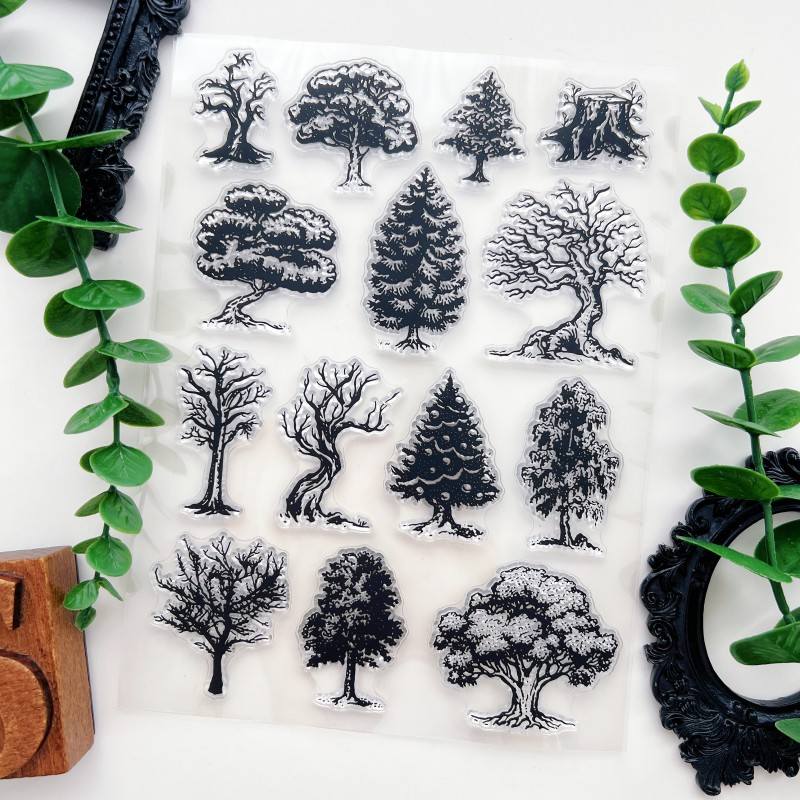 Sketch Forest Clear Stamp