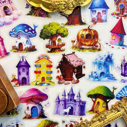 Fairy Shelter Sticker 56PCS