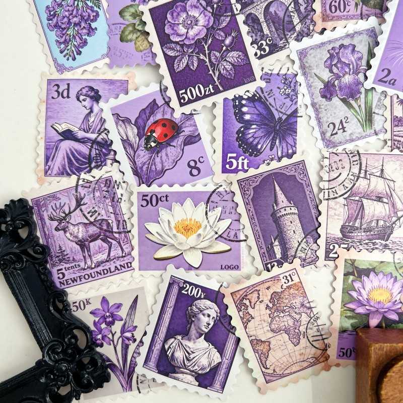Violet Post Sticker 50PCS