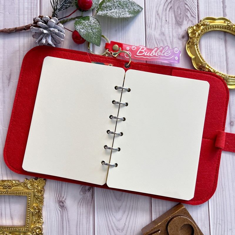 Yule Cheer Felt-Cover Journal