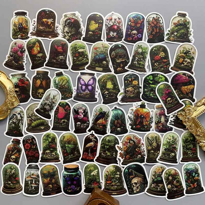 Bug Jar Sticker 56PCS