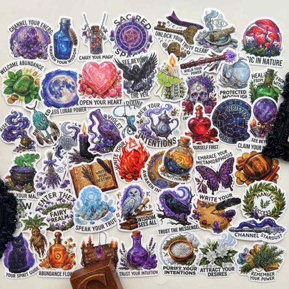 Arcane Decor Sticker 50PCS