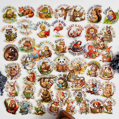 Critter Read Sticker 50PCS