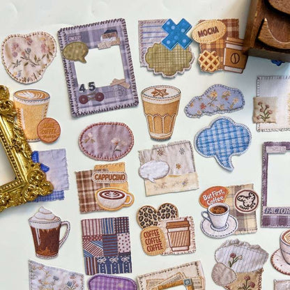 Sewing Diary Sticker 45PCS