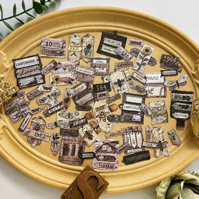 Collection Cloth Tags Sticker 60PCS