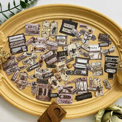 Collection Cloth Tags Sticker 60PCS