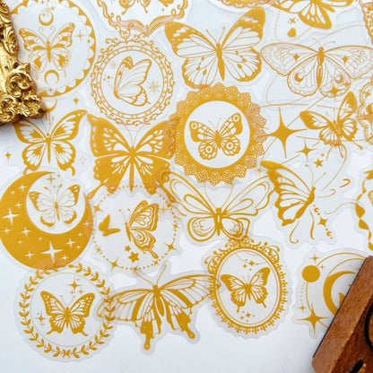Gilded Wing Sticker 50PCS