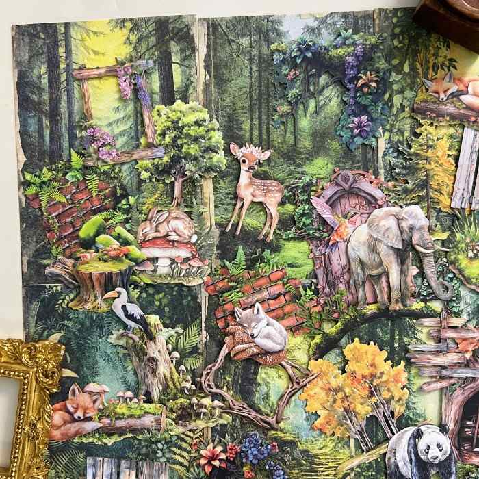 Jungle Adventure Ephemera Kit 100PCS