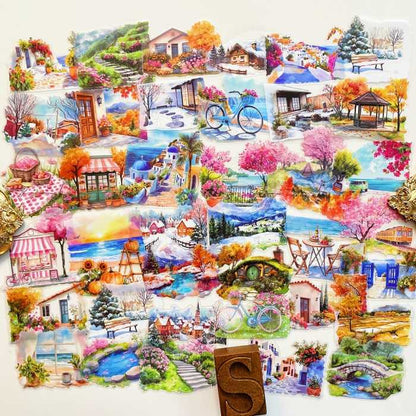 String Year Sticker 40PCS