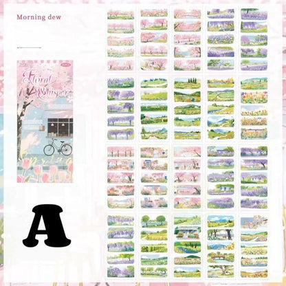 Four Seasons Appreciation Sticker Book 20Sheets