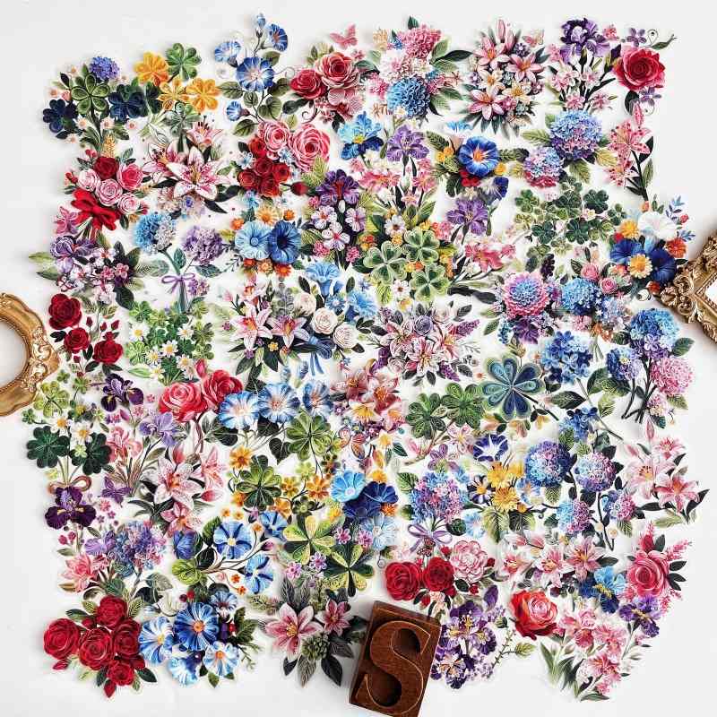 Quilling Art Sticker 60PCS