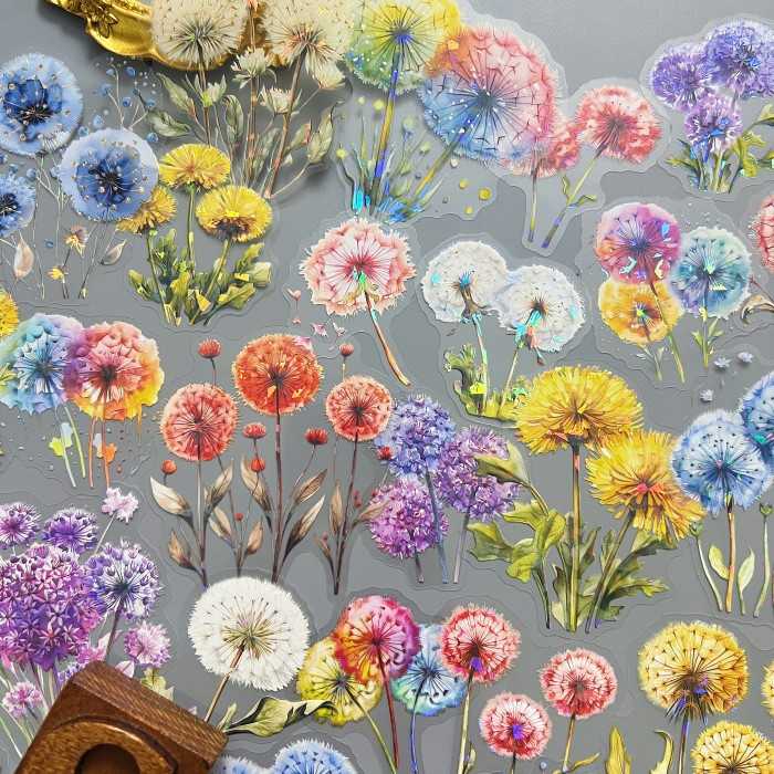 Dandelion Promise Sticker 60PCS