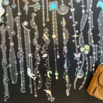 Moonlit Tidal Night Sticker 40PCS