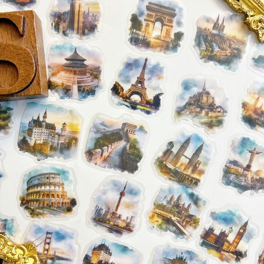 Global Builds Sticker 50PCS