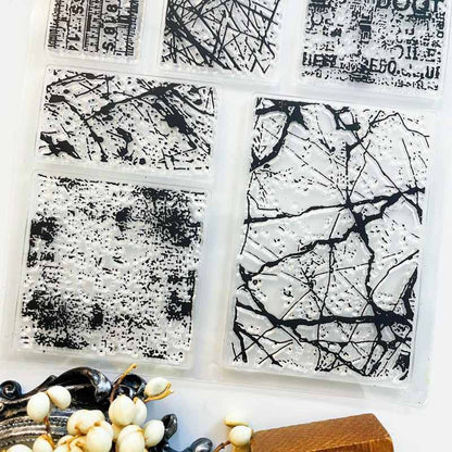 Retro Canvas Clear Stamp