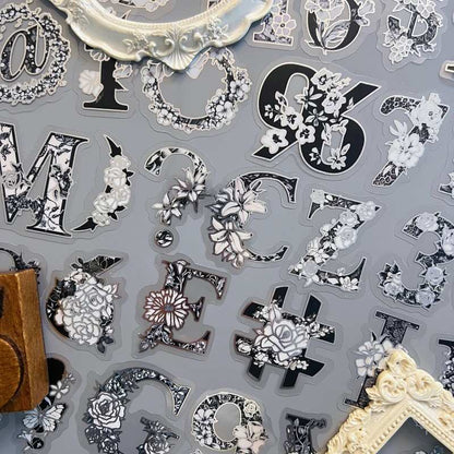 Alpha Numeric Sticker 50PCS