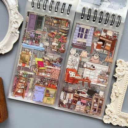 Warm Home Scenes Sticker Book 48Sheets