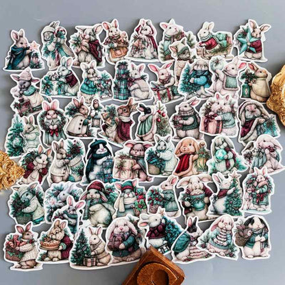 Noel Hare Sticker 50PCS
