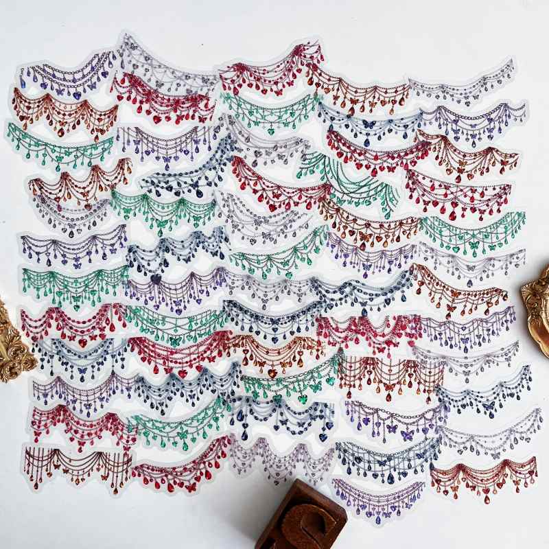 Prism Chain Sticker 60PCS