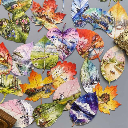 Leaf Viewing Sticker 48PCS