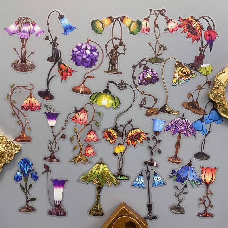 Flower Bowl Sticker 24PCS