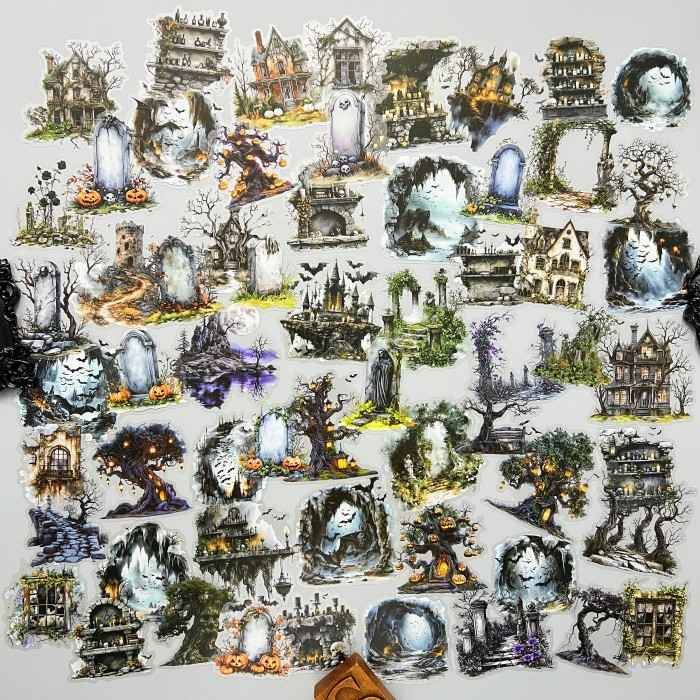 Abandoned City Sticker 60PCS