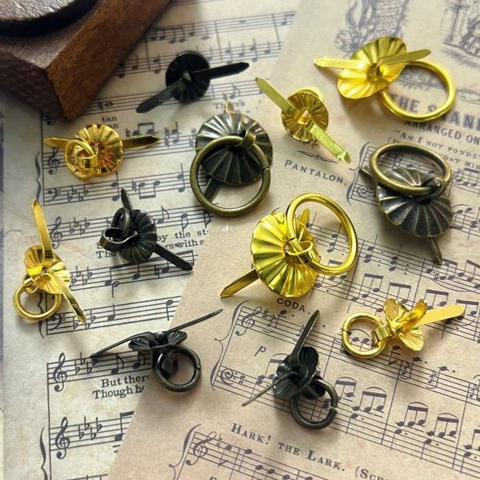 thumbnail image 2 of Creative Impressions Metal Paper Fasteners 25/Pkg-Silver Butterfly | Michaels 2 of 13