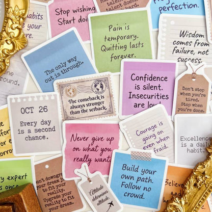 Ticket Script Sticker 50PCS