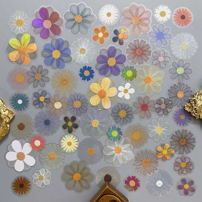 Velvet Sticker 60PCS