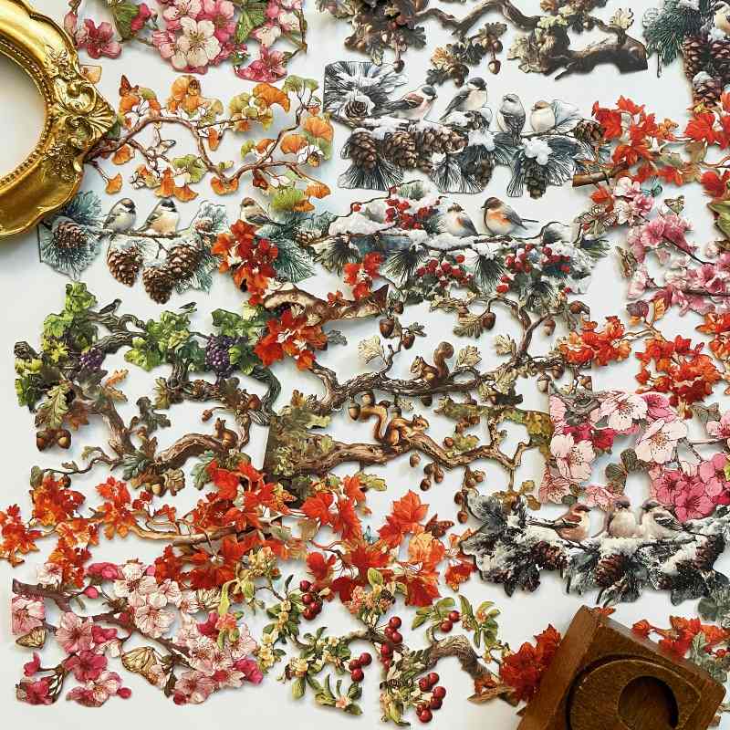 Foliage Seasons Sticker 60PCS