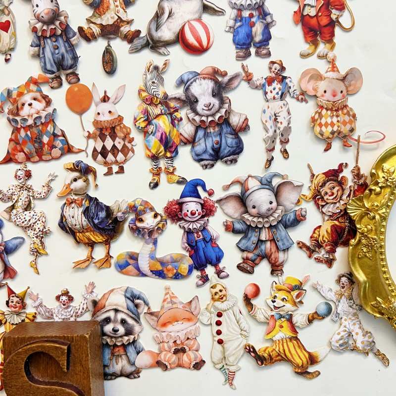 Circus Parade Sticker 48PCS