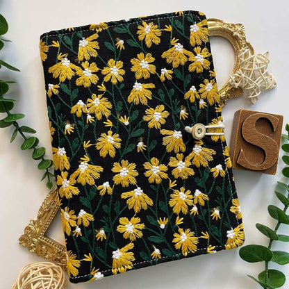 Daisy Embroidery Loose-Leaf Journal