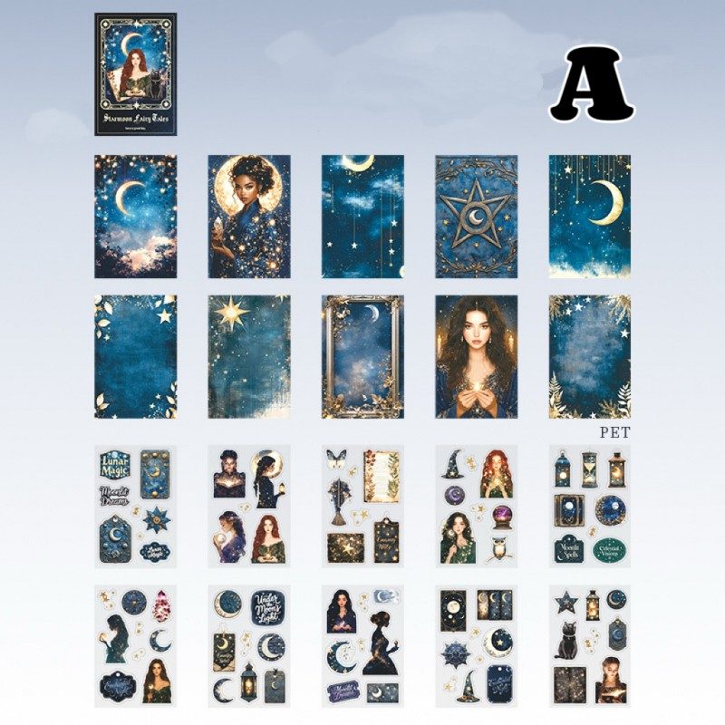 Starmoon Fairy Tales Sticker Book 20Sheets