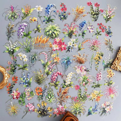 Orchid Meadow Sticker 60PCS