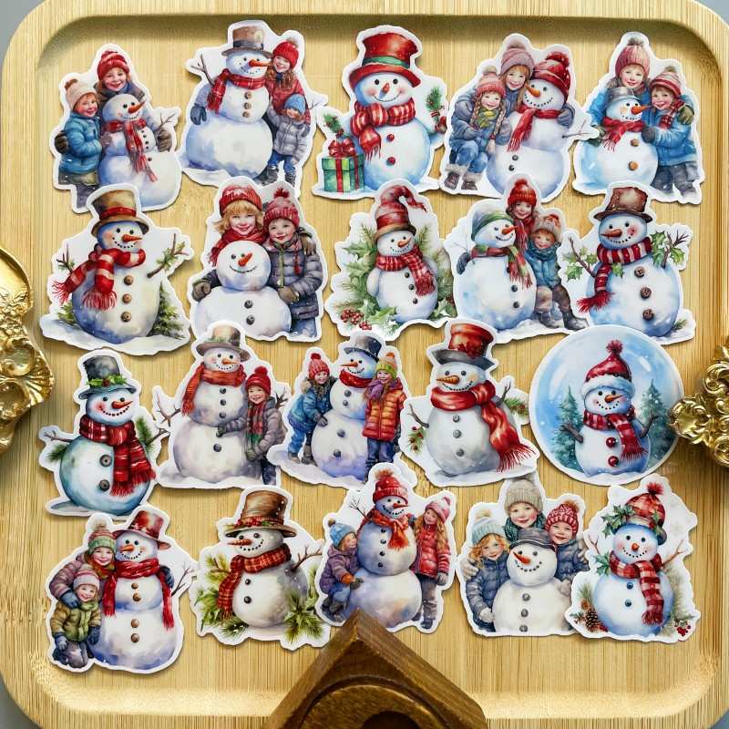Snowman Christmas Sticker 20PCS