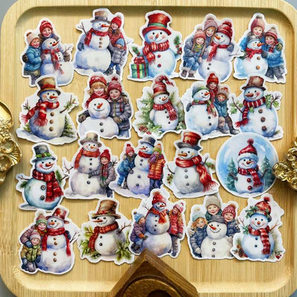 Snowman Christmas Sticker 20PCS
