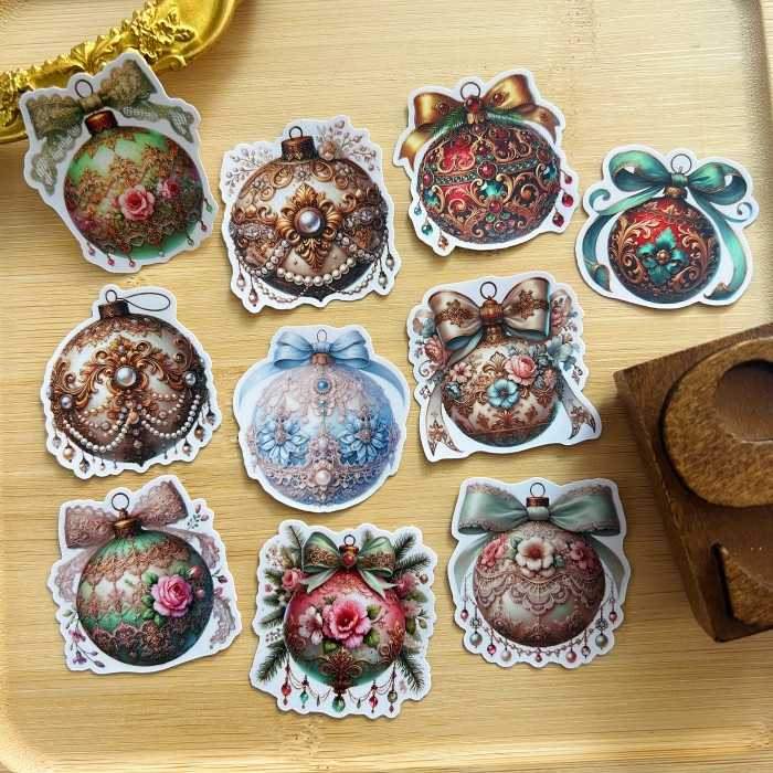 Christmas Ornaments Sticker 20PCS