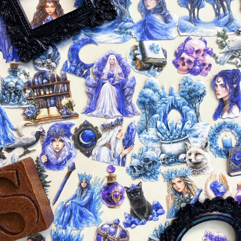 Magical Winter Journal Sticker 50PCS